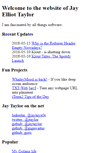 Mobile Screenshot of jaytaylor.com
